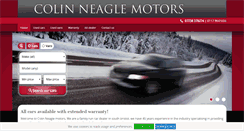 Desktop Screenshot of colinneaglemotors.co.uk